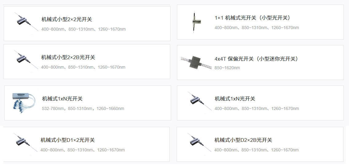 科毅機械式光開關產品展示